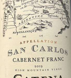 Bodega Catena, San Carlos Cabernet Franc 2022, Mendoza, Argentina