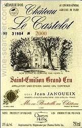 Chateau Castelot Grand Cru 2018, Saint-Emilion Grand Cru AOC