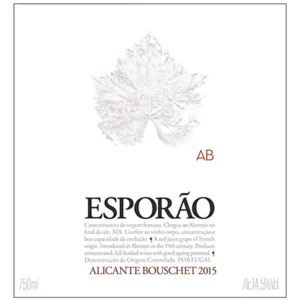 Esporao Alicante Bouschet 2015, Alentejo, Portugal DOC
