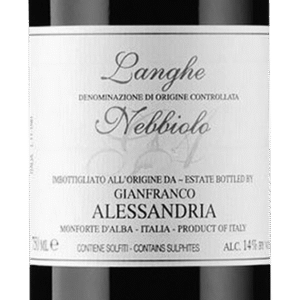 Gianfranco Alessandria Nebbiolo 2024, Langhe DOC