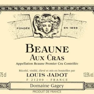 Louis Jadot, Famille Gagey, Beaune 1er Cru Aux Cras 2023, Burgundy, France
