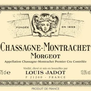 Domaine Louis Jadot, Chassagne-Montrachet 1er Cru Morgeot 2023, Burgundy, France