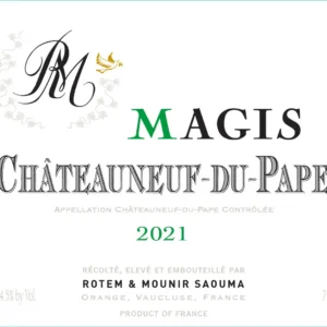Rotem & Mounir Saouma, Magis Blanc 2022, Chateauneuf-Du-Pape AOC