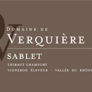 Domaine de Verquiere 2021, Sablet Cote du Rhone Village AOP